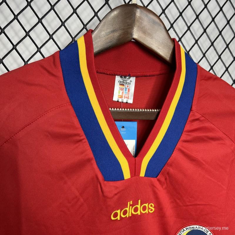 قميص رومانيا 1994 ريترو 1994 خارج ملعب رومانيا الأحمر
