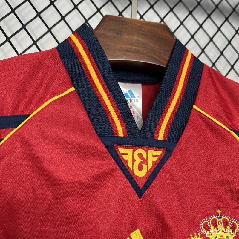 قميص منتخب إسبانيا 1998 ريترو 1998

