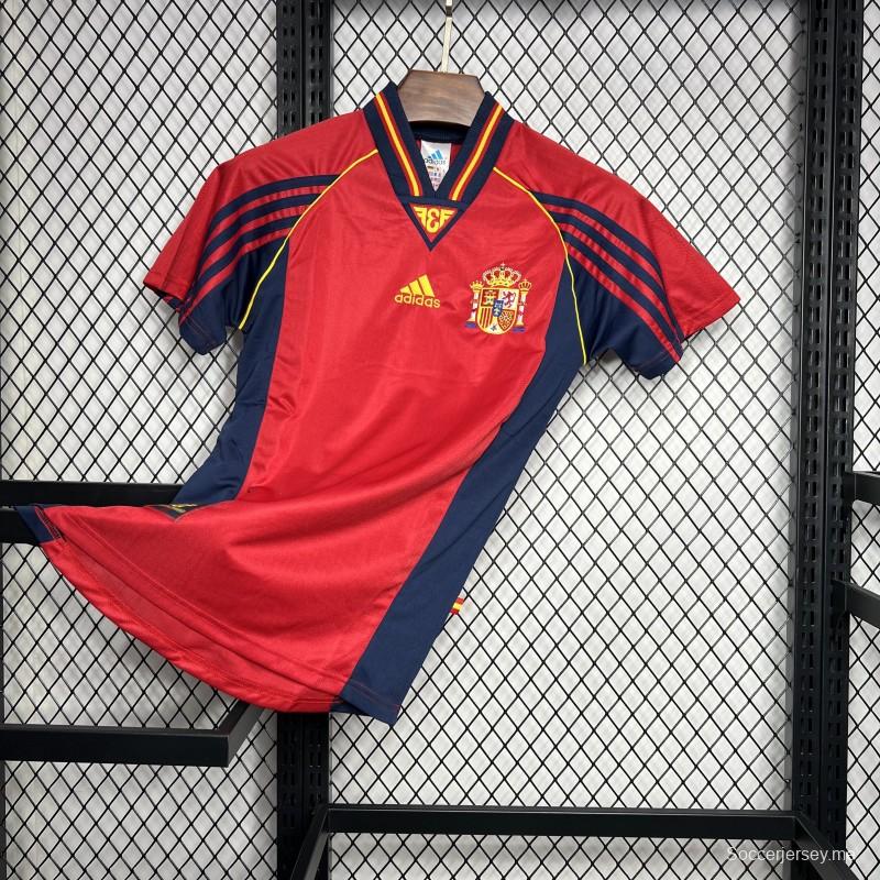 قميص منتخب إسبانيا 1998 ريترو 1998
