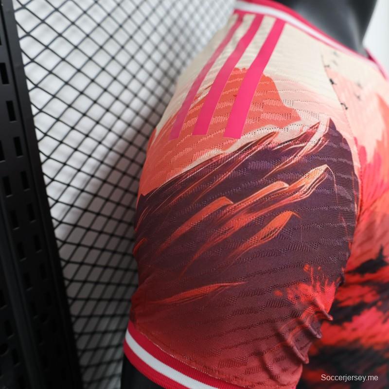 إصدار اللاعب 2024 قميص خاص بمفهوم معبد الغروب الياباني 2024
