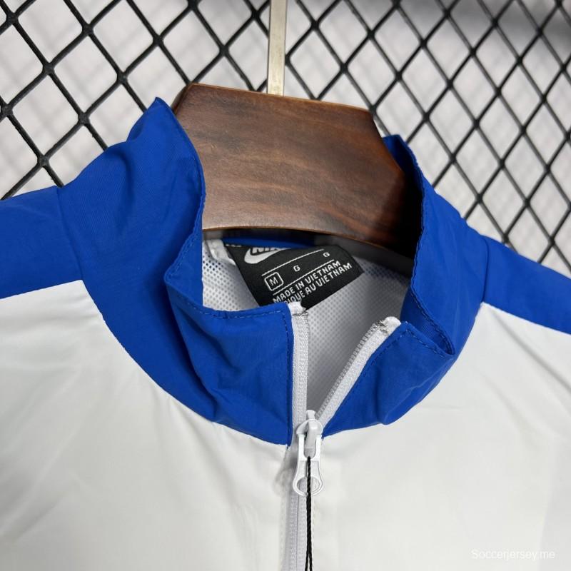 ريترو 1994 البرازيل 1994 سترة واقية بيضاء ريترو
