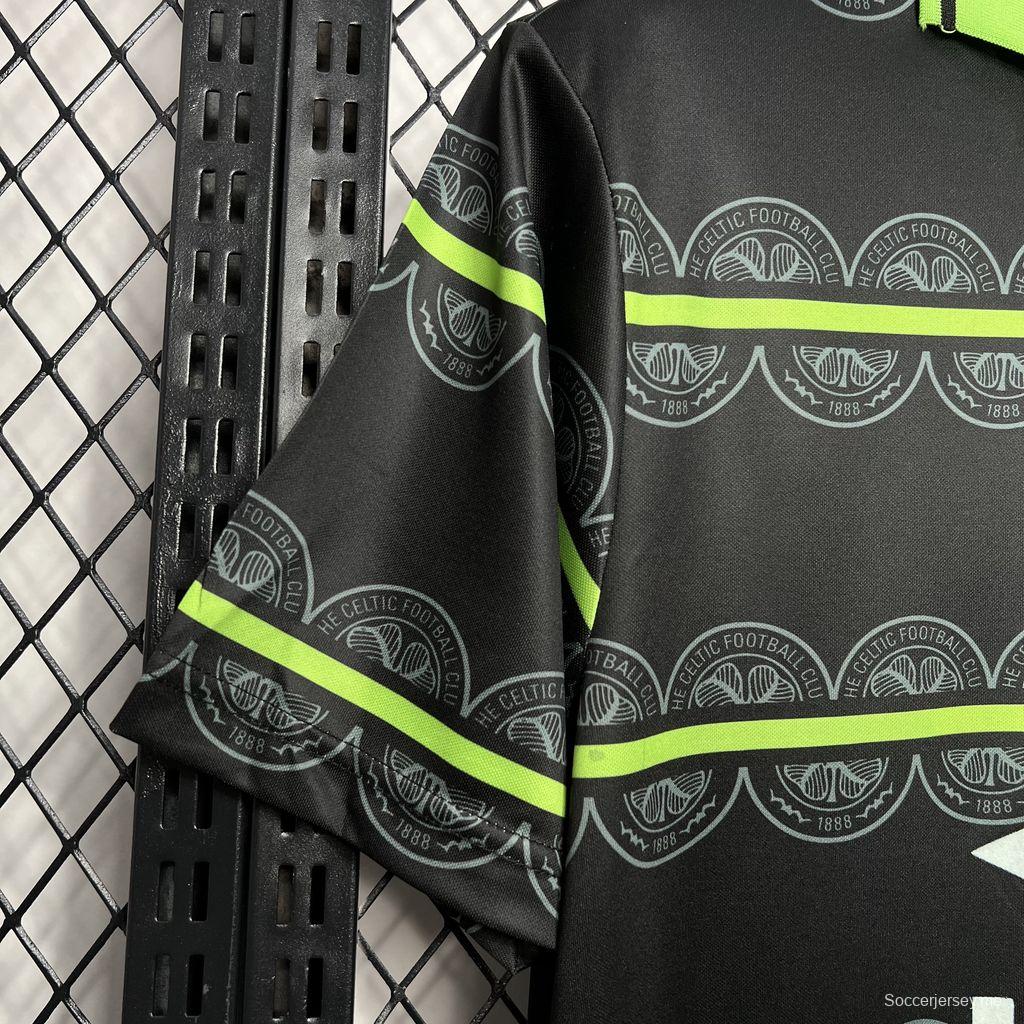 قميص سيلتيك سيلتيك قديم 98/99 خارجي أسود اللون
