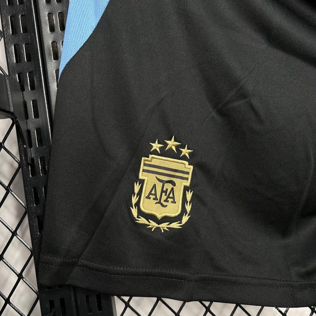 2024 أرجنتين 2024 شورت أسود قصير أسود اللون
