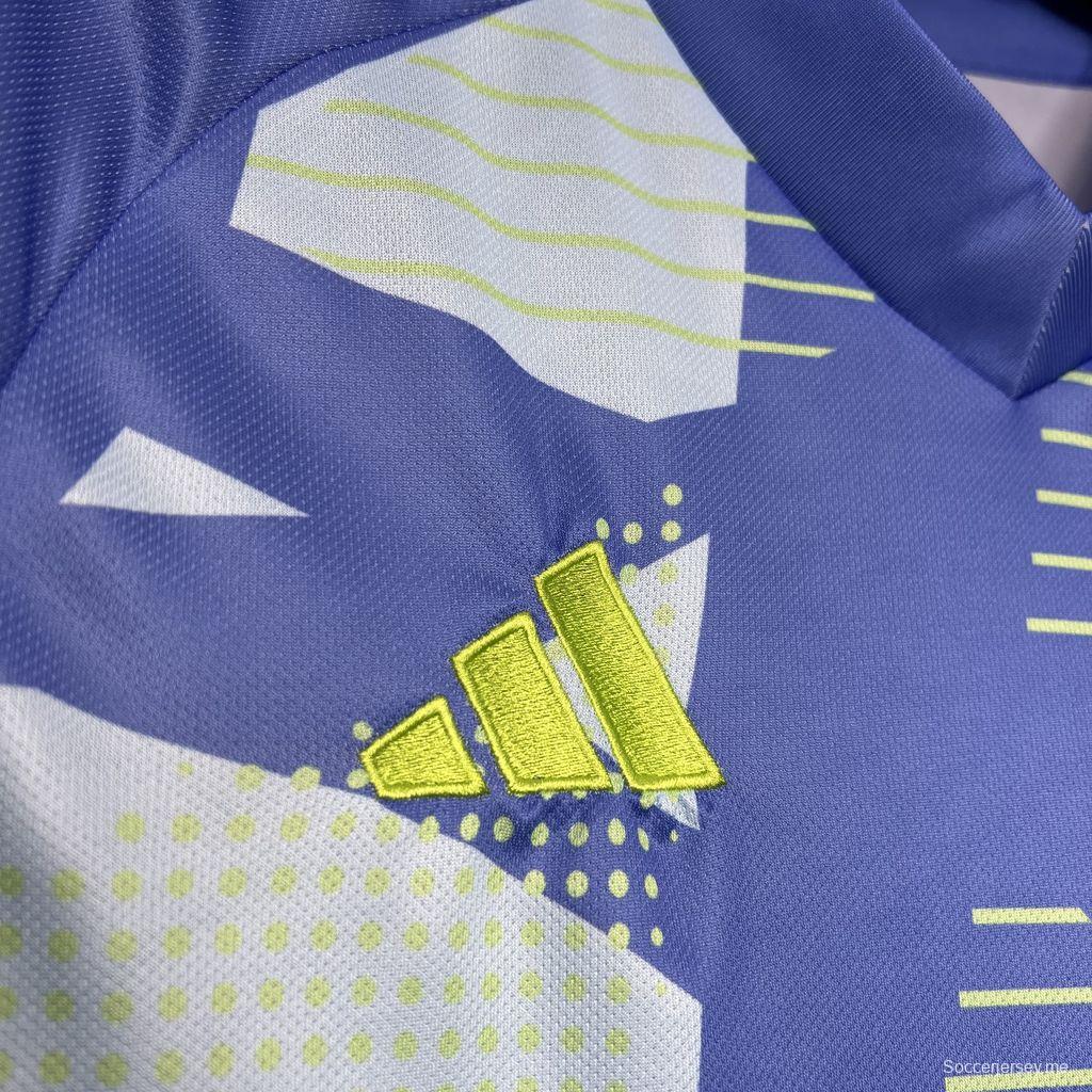 24/25 قميص حارس مرمى مانشستر يونايتد الأساسي بنفسجي اللون الأرجواني

