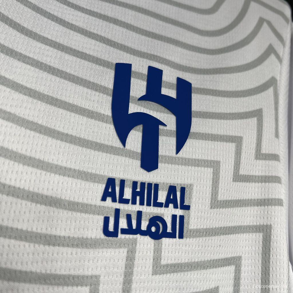 24/25 قميص نادي الهلال خارج أرض الهلال الأبيض
