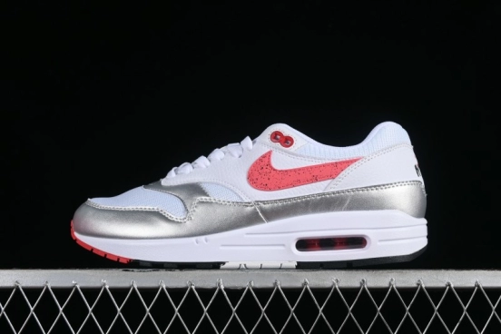 Nike Air Max 1 Retro Running Shoes with Half-Sole Air Cushion - HF7746-100