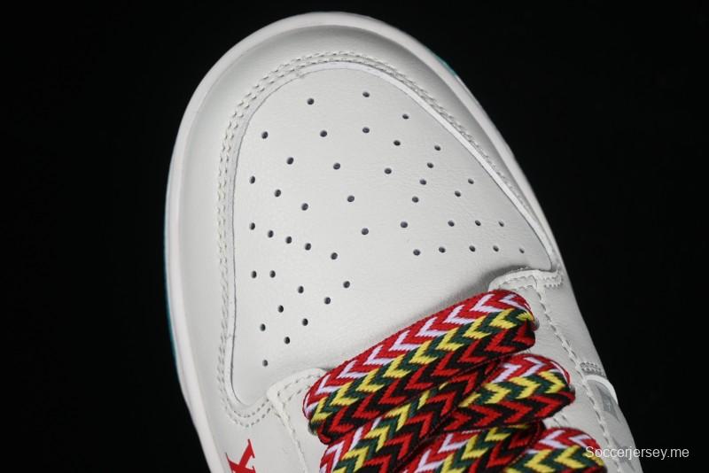 Nike SB Dunk Low LV Collaboration - Beige Violent Bear Anniversary High-End Custom Low-Top Casual Skate Shoes - SJ2068-240