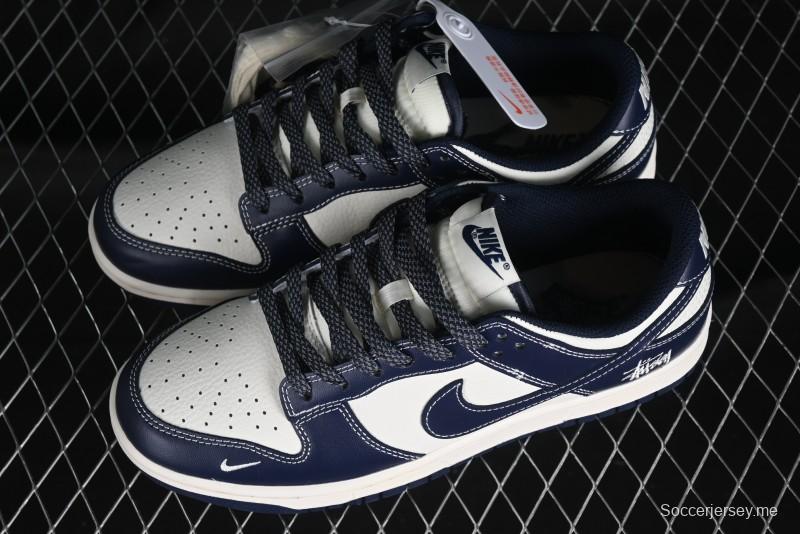 Nike SB Dunk Low Stussy Collaboration - Mark Line Starry Sky Anniversary High-End Custom Low-Top Casual Skate Shoes - BB9898-002