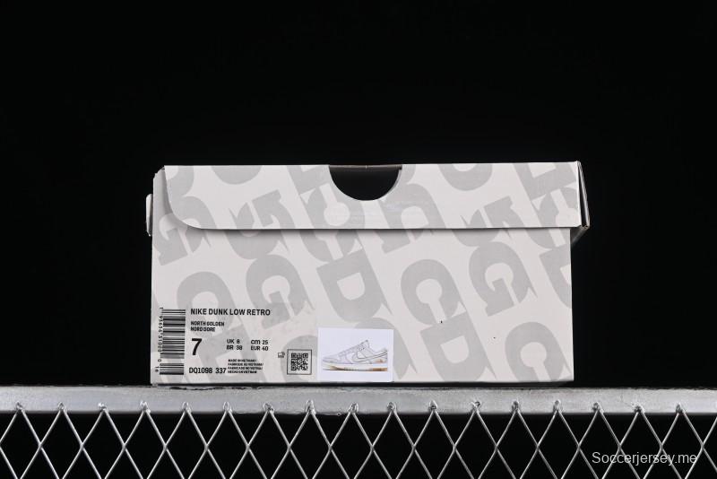 Nike Dunk Low The North Face CDG Collaboration - Gold SB Low Top Skate Shoes - DQ1098-337