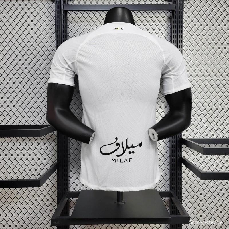 24/25 نسخة اللاعب 24/25 قميص نادي الاتحاد خارج الملعب
