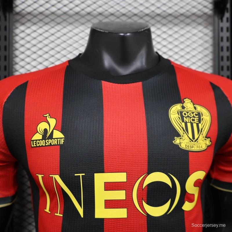 24/25 نسخة اللاعب قميص فريق أو جي سي نيس
