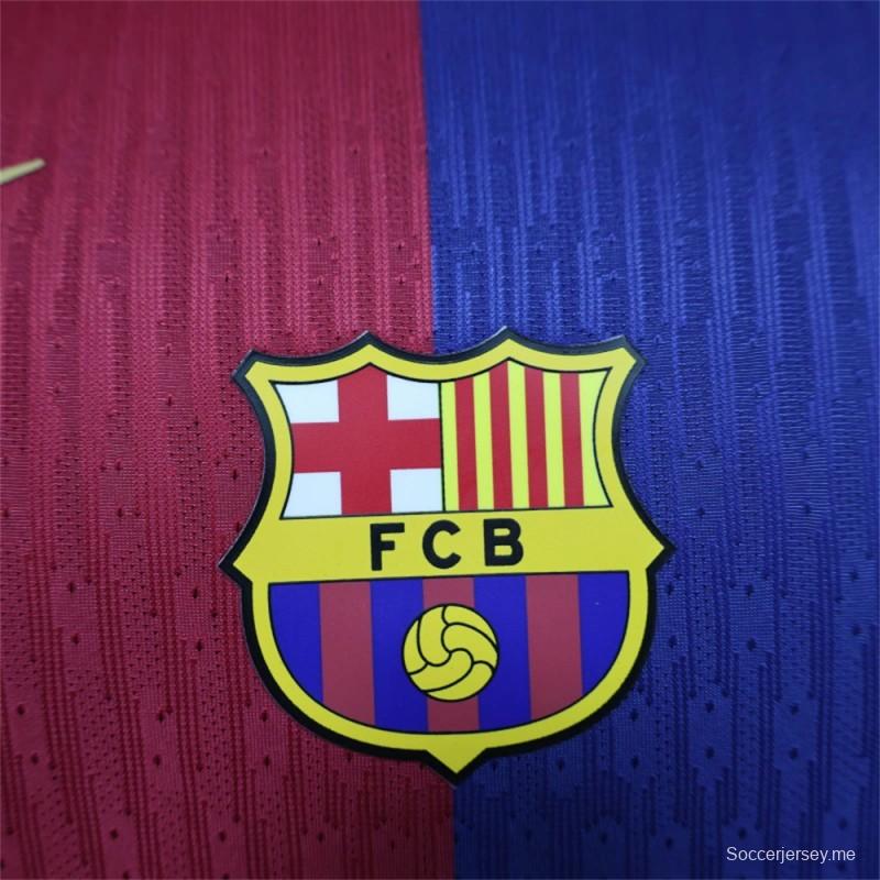إصدار اللاعب 24/25 قميص برشلونة كولدبلاي هوم سبيشيال هوم