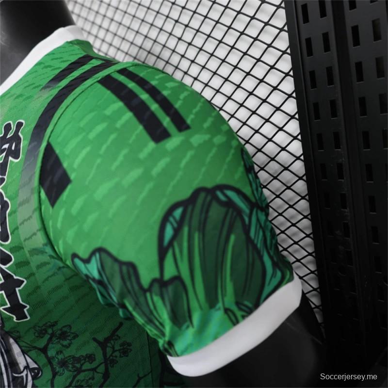 2024 إصدار 2024 قميص ياباني فني مخصص للاعبين إصدار خاص مخصص للاعبين