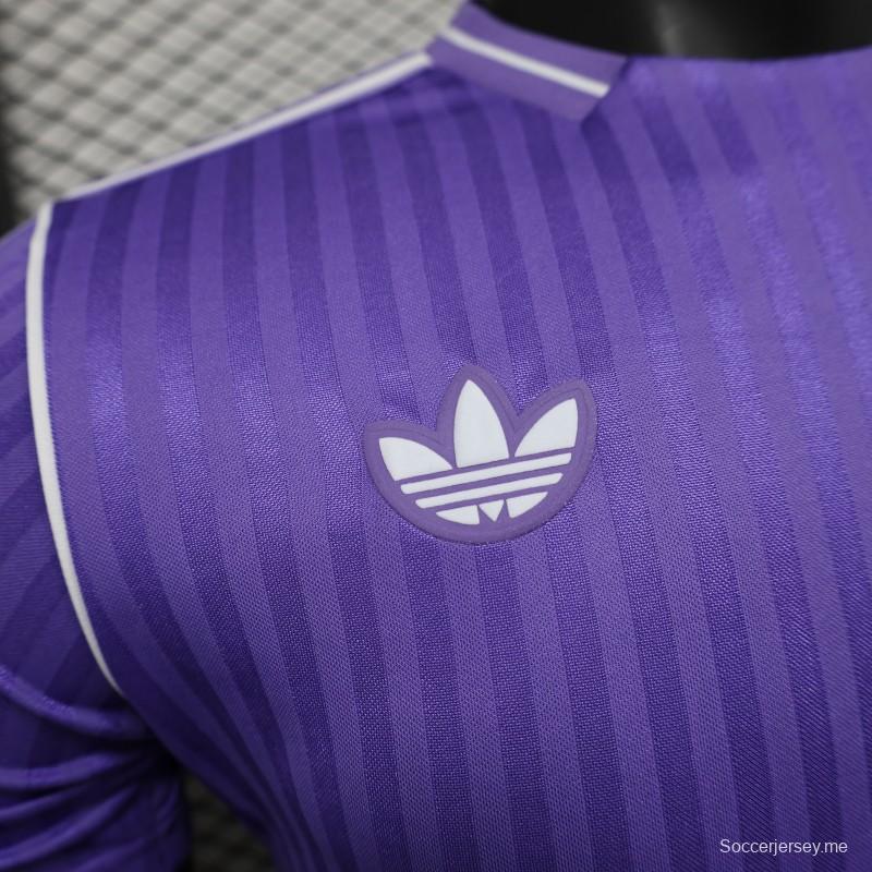 إصدار اللاعب 25/26 قميص أيقونة ريال مدريد البنفسجي 25/26