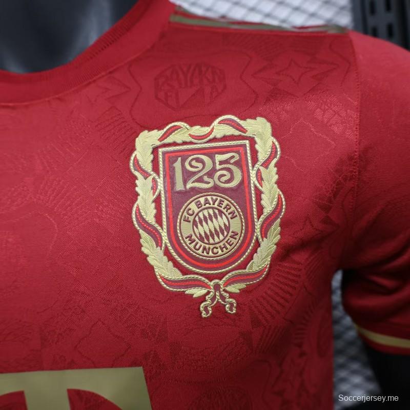 إصدار اللاعب 25/26 قميص بايرن ميونخ للذكرى 125 لتأسيسه