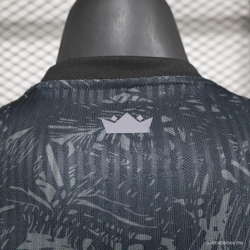 25/26 نسخة اللاعب البرازيل النسخة التذكارية للبرازيل قميص أسود اللون أسود اللون