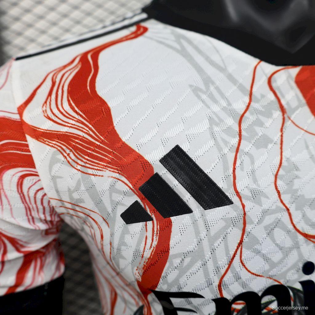 25/26 إصدار خاص من قميص التنين الأبيض والأسود إصدار خاص من ريال مدريد