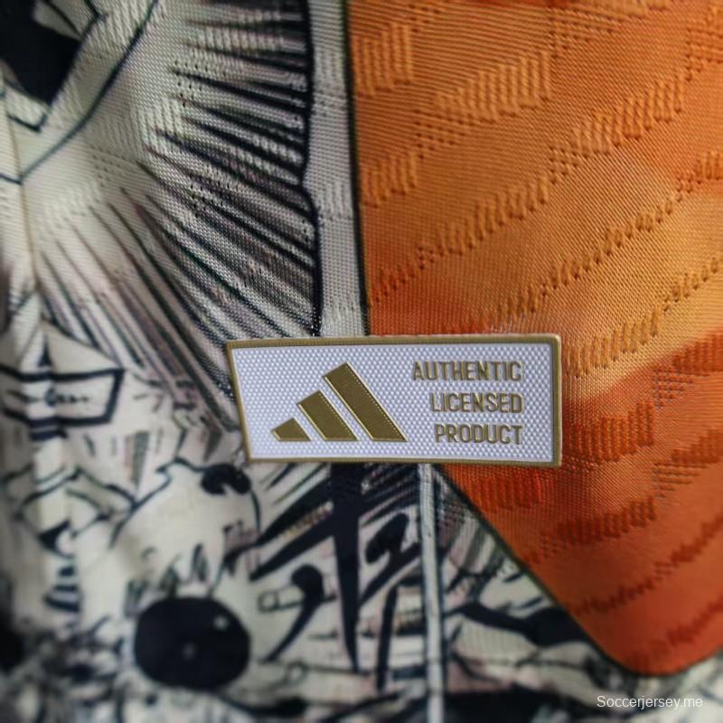 إصدار 2025 لاعب 2025 اليابان أبيض مع قميص جرافيك بشخصية أنمي ناروتو