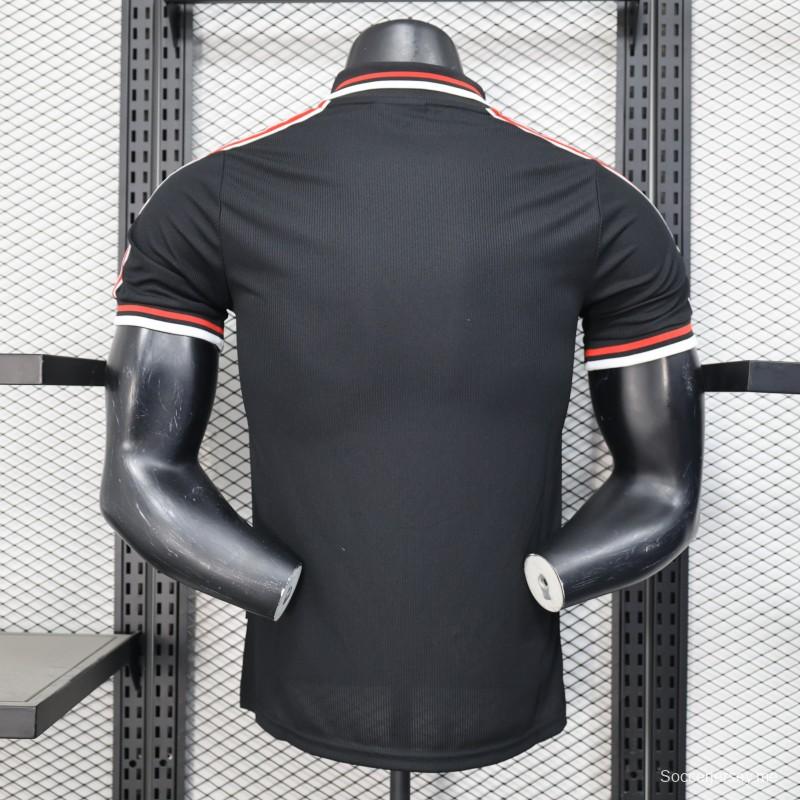 نسخة اللاعب 98/99 قميص مانشستر يونايتد الثالث الأسود لمانشستر يونايتد 98/99