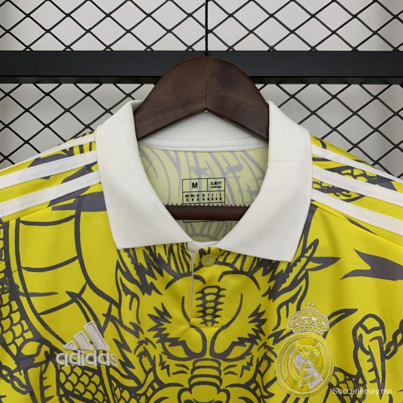 25/26 قميص ريال مدريد الأصفر الخاص 25/26
