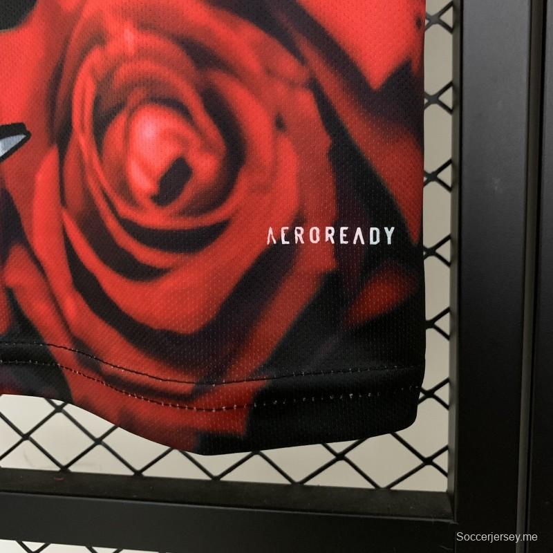 25/26 قميص ريال مدريد الوردي الأحمر الخاص 25/26