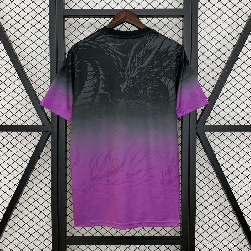 25/26 قميص التنين الأرجواني الخاص بريال مدريد 25/26