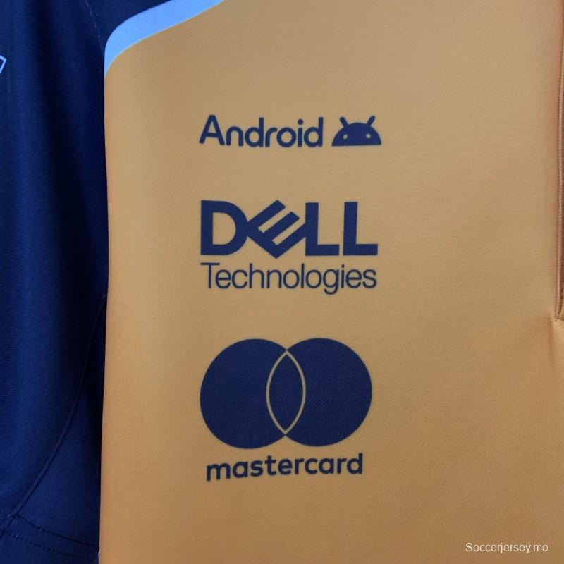 2025 قميص بولو فورمولا فورمولا 1 مكلارين برتقالي اللون البرتقالي