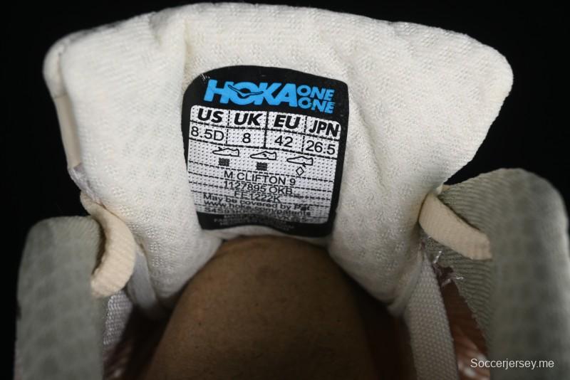 HOKA ONE ONE Clifton 9 Lightweight Breathable Knit Mesh Running Shoes - 1127895 OKB