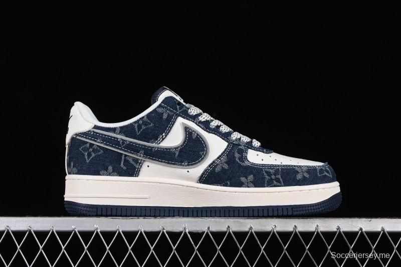 Nike Air Force 1 '07 Low LV Collaboration - Midnight Navy Low-Top Casual Sneakers - SJ2088-003
