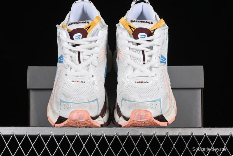 Balenciaga Runner Kith Four Color Retro Casual Sneakers - W3RNY0326