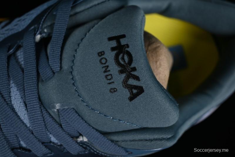 HOKA ONE ONE Bondi 8 Performance Cushion Running Shoes with Enhanced Support - 1123202 GBMS