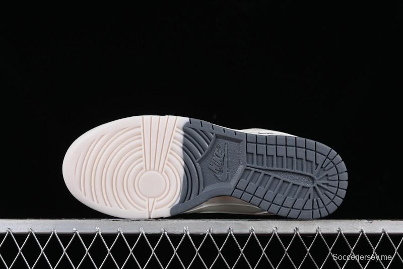 Nike SB Dunk Low Supreme Collaboration - Double Swoosh Anniversary Customized Low-Top Casual Sneakers - BB8675-105