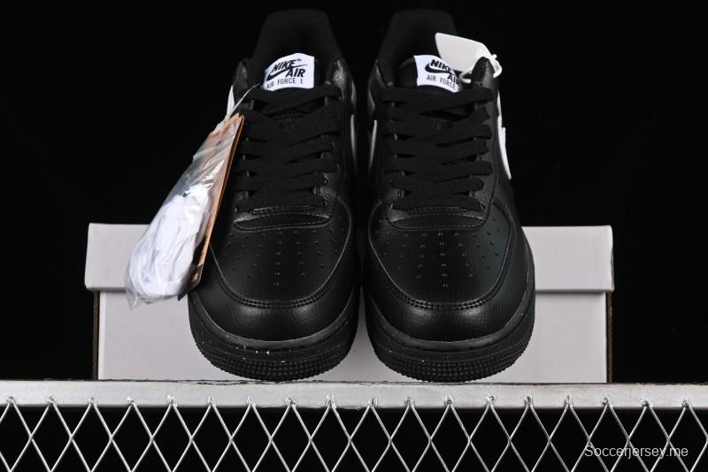 Nike Air Force 1 '07 Low Casual Sneakers with Broken Swoosh Design - HF9096-001