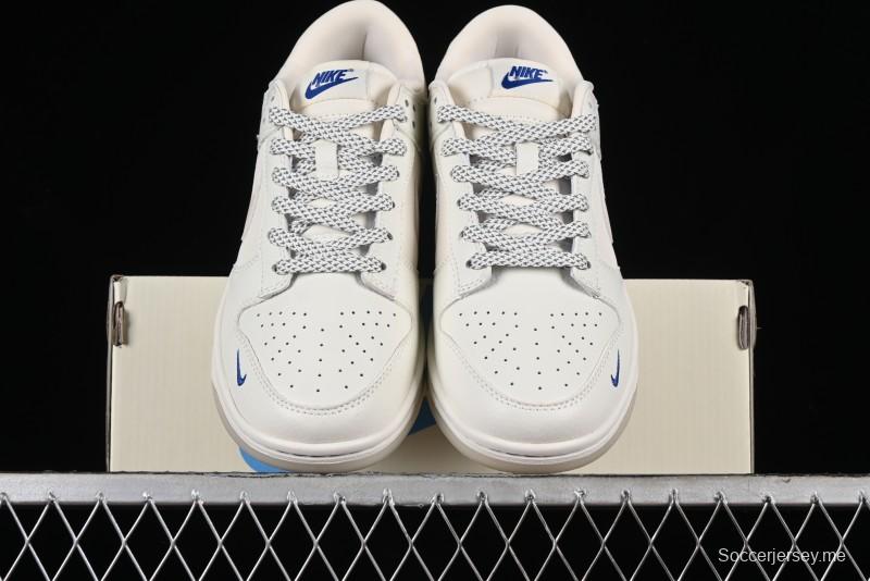Nike SB Dunk Low White Pearl Anniversary High-End Custom Low-Top Casual Skate Shoes - XB3802-346