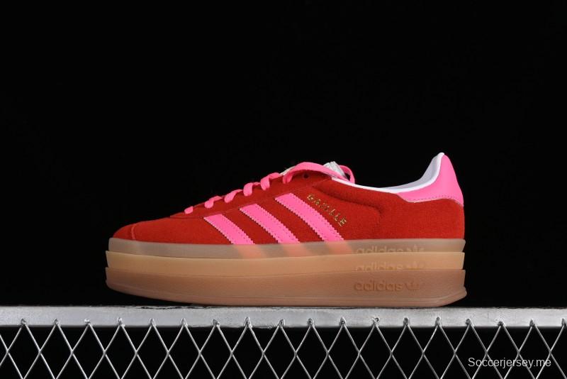 Adidas Originals Gazelle Bold IH7496 Low-Top Sneakers with Thick Sole for Slip Resistance and Durability