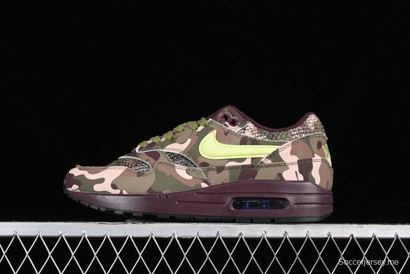 Nike Air Max 1 Retro Running Shoes with Half-Sole Air Cushion - FN8358-200