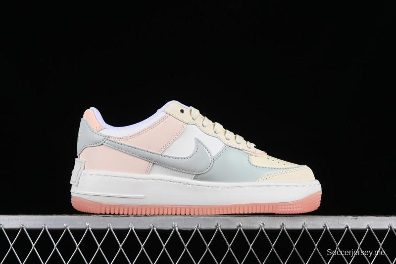 Nike Air Force 1 Shadow Low-Top Sneakers with Lightweight EVA Midsole - DZ1847-105