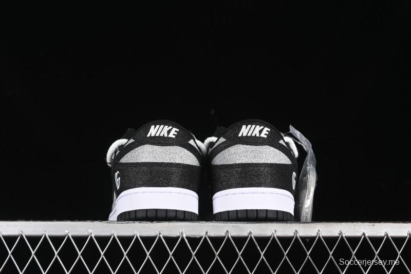 Nike SB Dunk Low Gucci Collaboration - Black Star Hook Anniversary High-End Custom Low-Top Casual Skate Shoes - SJ2068-268