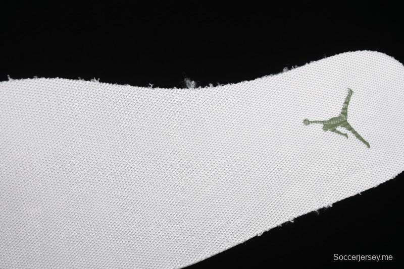 Nike Air Jordan 1 Low AJ1 Gucci Collaboration - Beige Green Knit High-End Custom Retro Basketball Shoes - DM5688-103