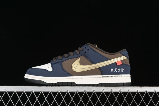 Nike SB Dunk Low Black Myth Wukong Colorway Low-Top Casual Skateboarding Shoes - MU0232-369