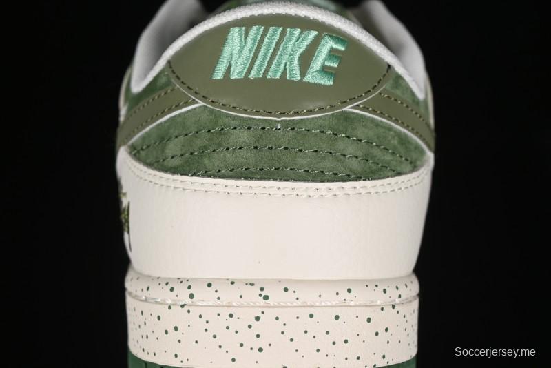 Nike SB Dunk Low Stussy Anniversary Custom Premium Low-Top Casual Sneakers - DQ1098-396