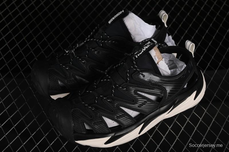 Hoka One One Hopara Outdoor Functional Mountain Sandals with Rugged Outsole - 1123112 BKLB