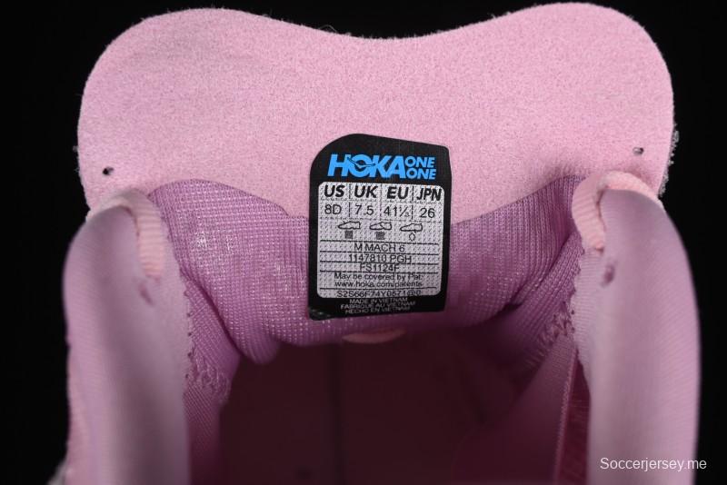 HOKA ONE ONE MACH 6 Flagship Racing Shoes with Carbon Plate Technology and Asymmetric Design - 1147810 PGH