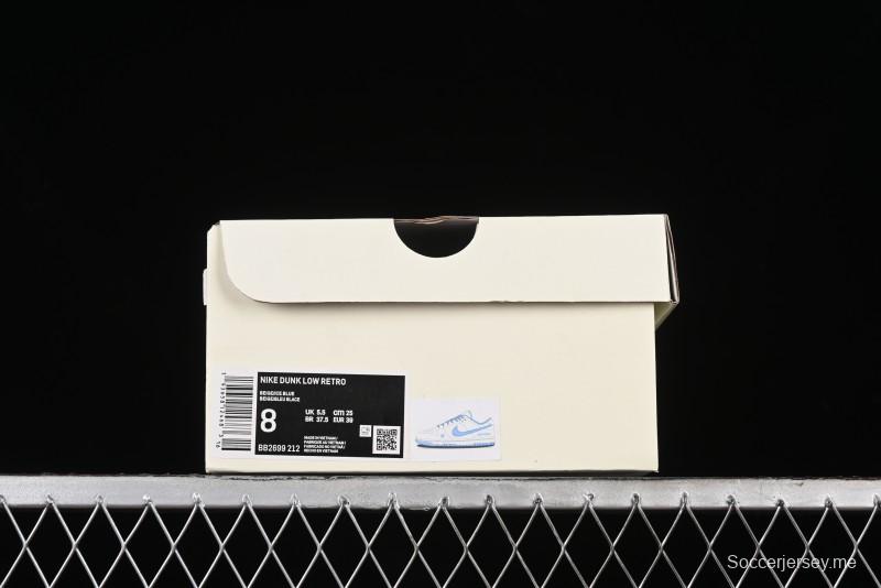 Nike SB Dunk Low UN Collaboration - Sky Blue Anniversary High-End Custom Low-Top Casual Skate Shoes - BB2699-212