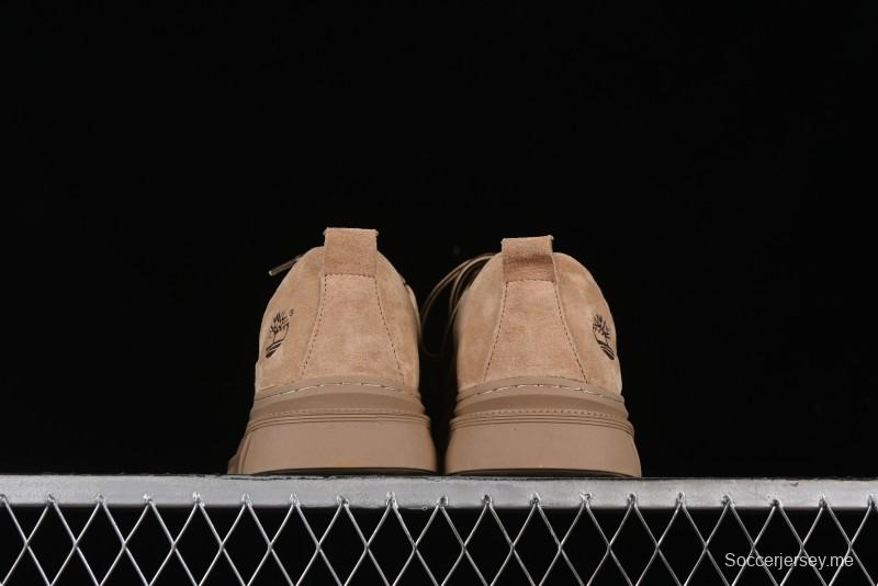 Timberland Low-Top Casual Shoes for Men - Italian Oil-Grained Leather with Anti-Slip Rubber Sole - TB73535SAND