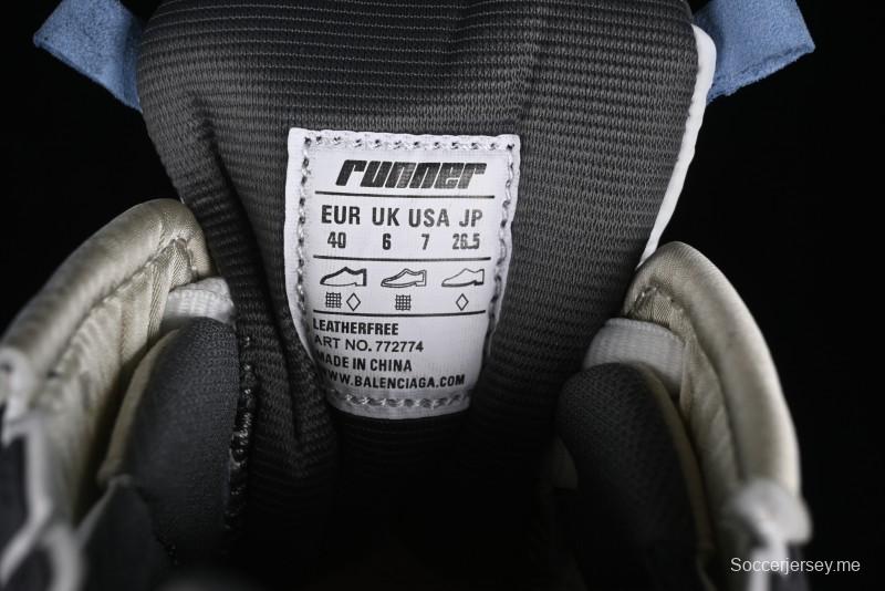 Balenciaga Runner Kith Four Color Retro Casual Shoes - W3RMU0150