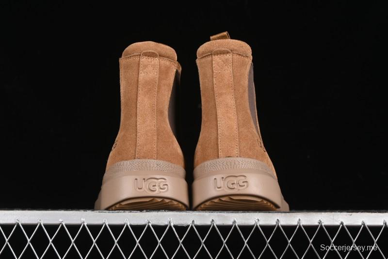 UGG Burleigh Chelsea Winter Snow Boots for Men with Lightweight Anti-Slip Sole and Genuine Wool Leather - 1152050