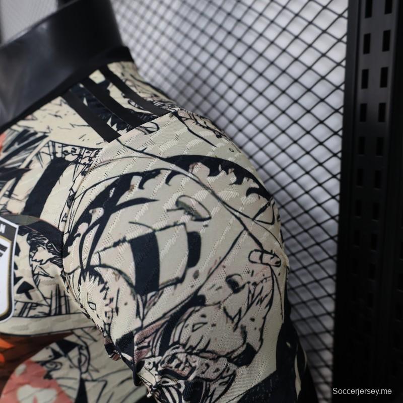 إصدار اللاعب 2025 اليابان 2025 متعدد الألوان مع قميص بشخصية أنيمي ناروتو