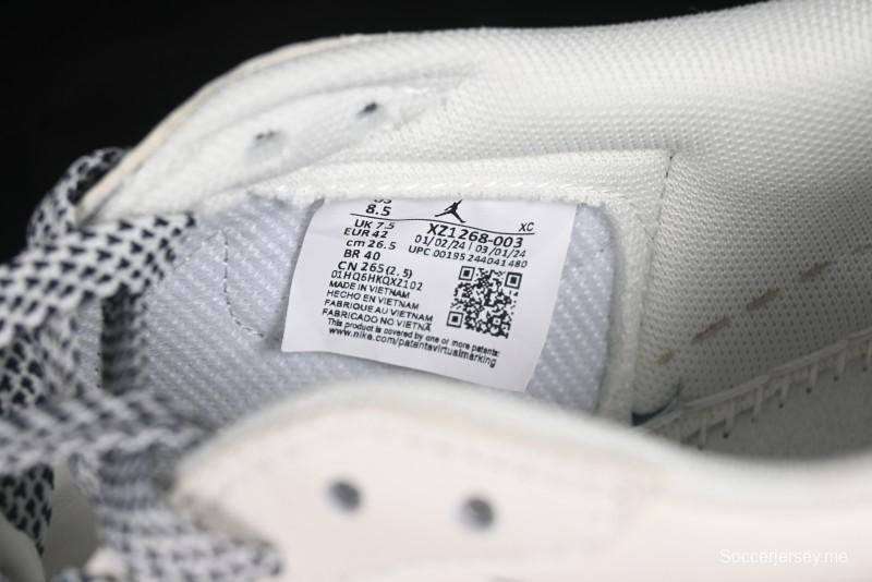 Nike Travis Scott x Fragment Design x Air Jordan 1 Low OG SP AJ1 LV Collaboration - XZ1268-003