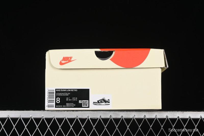Nike SB Dunk Low Stussy Collaboration - Black Wukong Anniversary High-End Custom Low-Top Casual Sneakers - XX2025-555